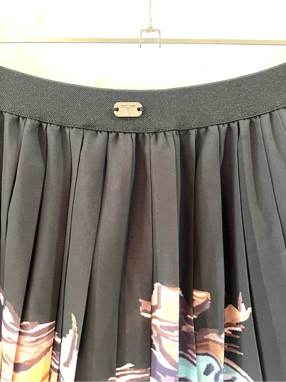 🤠 Lucky & Blessed | Maxi Skirt | horse cowgirl Print graphic | size M - Picture 6 of 7